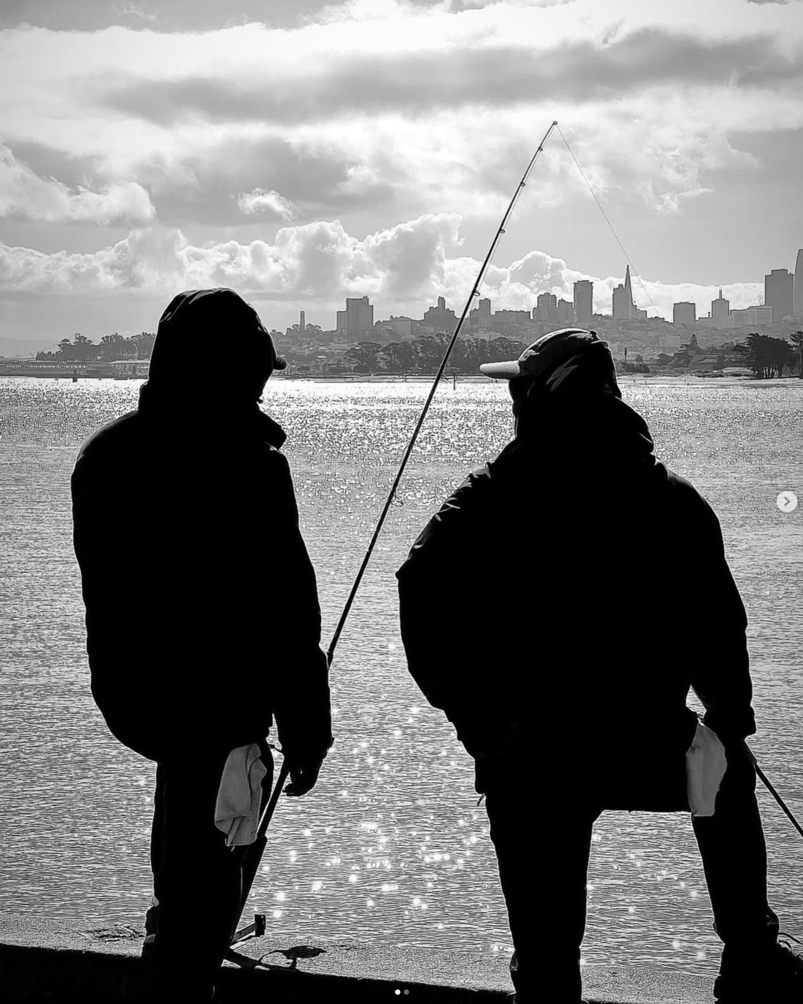 Two Fishermen, One Skyline